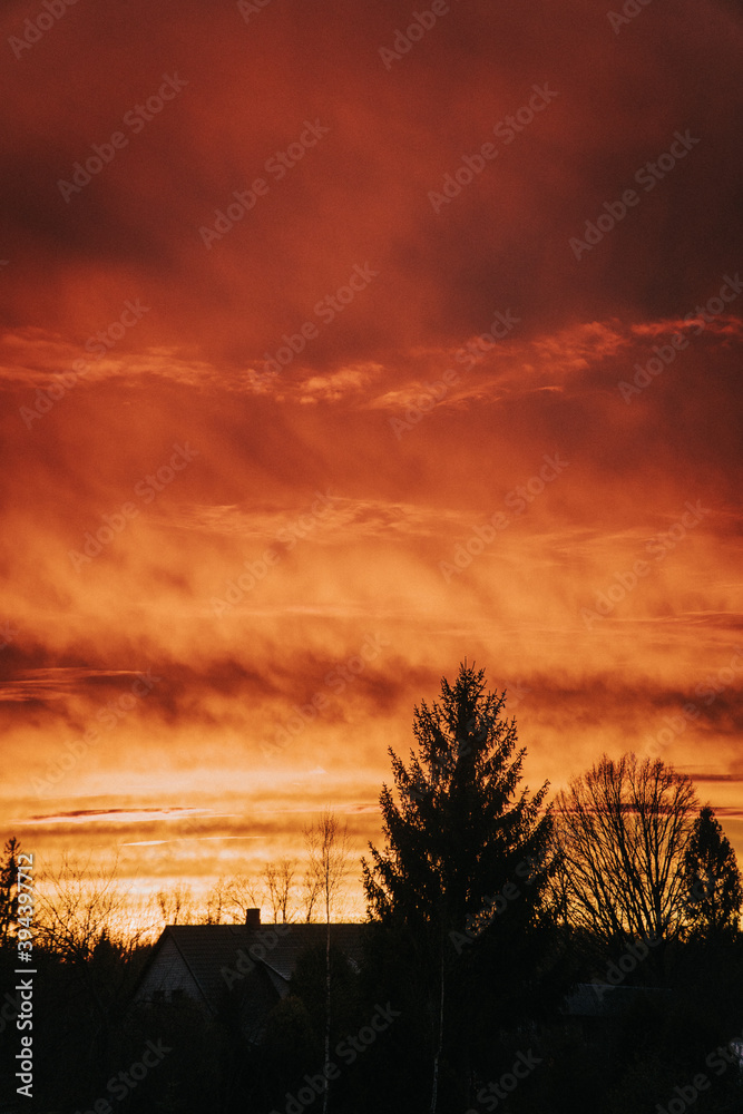 Fototapeta premium sunset skys