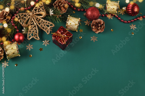 Christmas decorations in to...