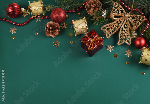 Christmas decorations in to...