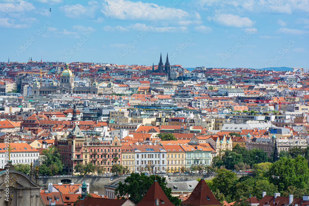 Old Prague with its sights