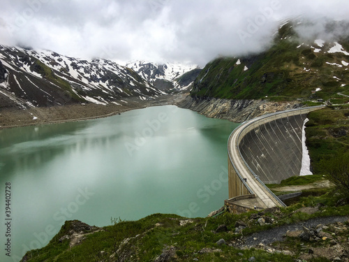 Mooserboden Dam , Stausee , Hohenburg , Kaprun , Kitzsteinhorn , Salzburg , Austria  photo