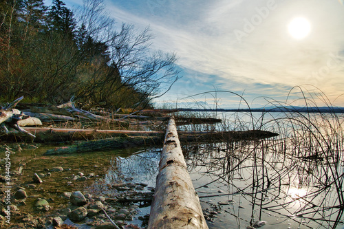 Ammersee Bayern Steg Panorama