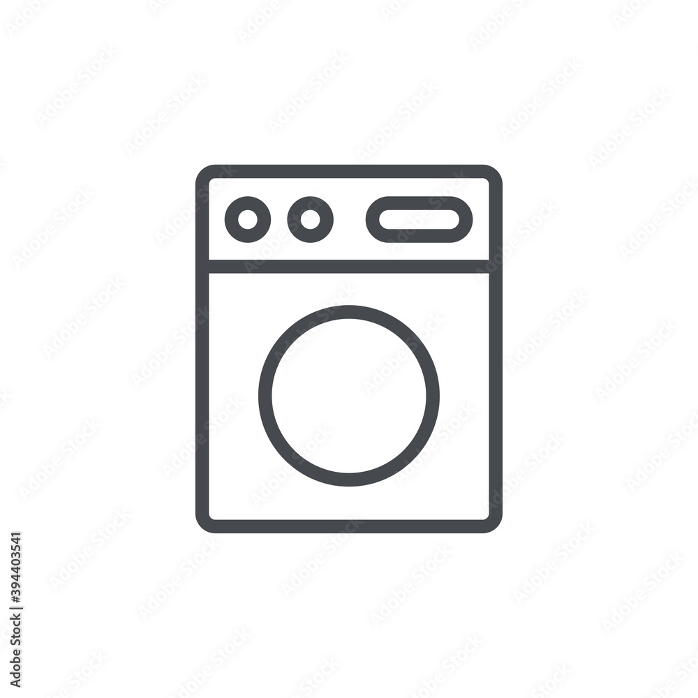 Washing machine icon isolated on white background. Laundry symbol modern, simple, vector, icon for website design, mobile app, ui. Vector Illustration Washing machine icon isolated on white background. Laundry symbol modern, simple, vector, icon for website design, mobile app, ui. Vector Illustration