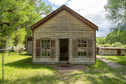 Abandoned building in the Bannack Ghost Town Montana