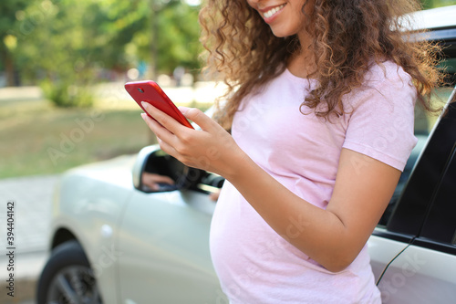 Pregnant African-American w...