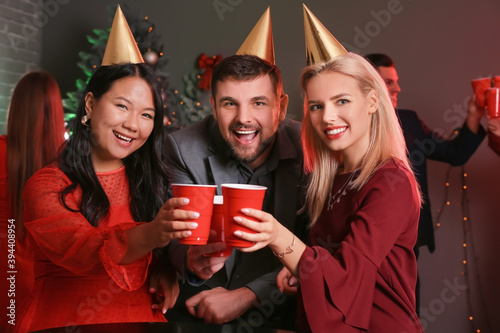 Young people celebrating Ne...