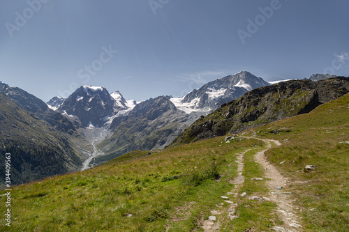 Randonnée dans la vallée d'Arolla en Suisse