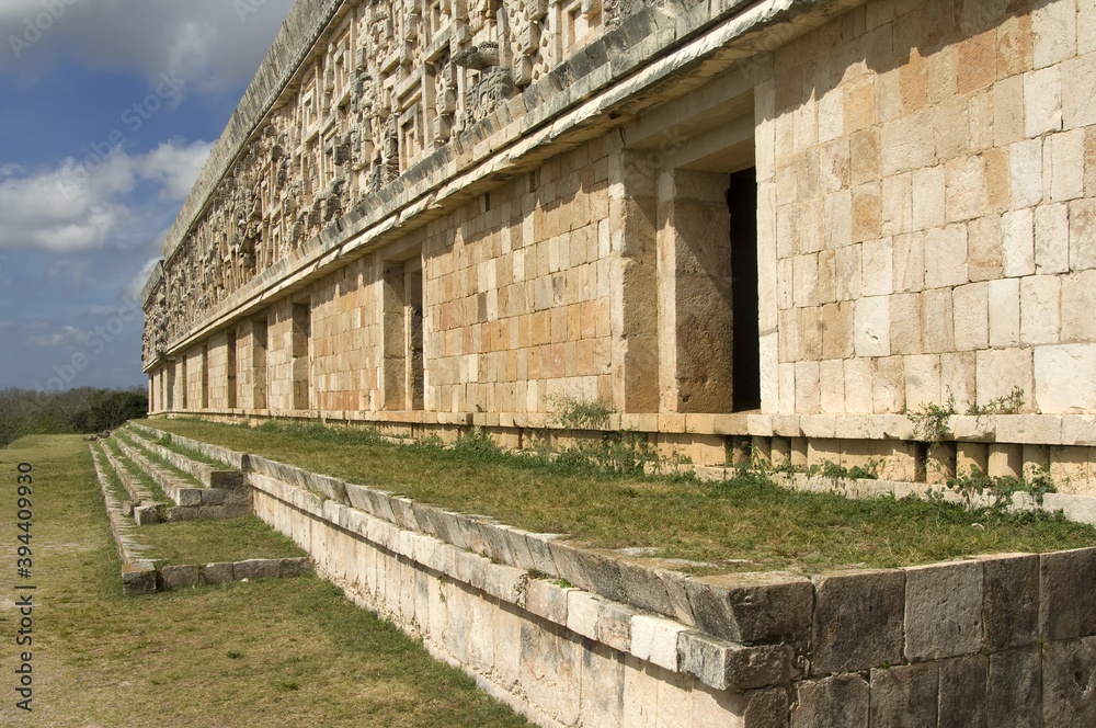 Palacio del Gobernador, Governor's Palace, Uxmal, Yucatan, Mexico, UNESCO World Heritage Site