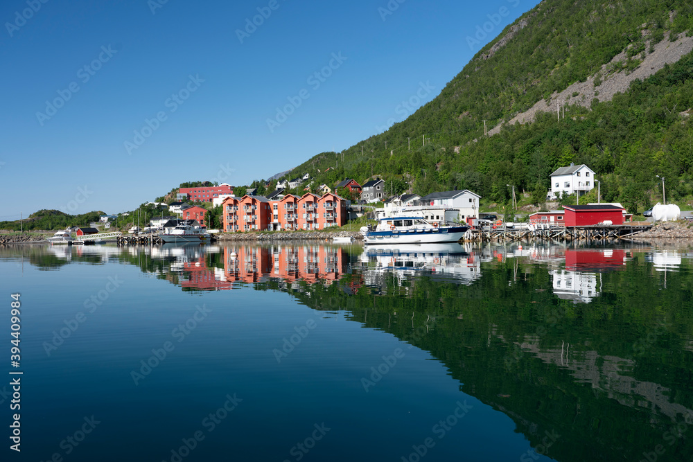 Fototapeta premium View from Øksfjord, Fnnmark, Norway 