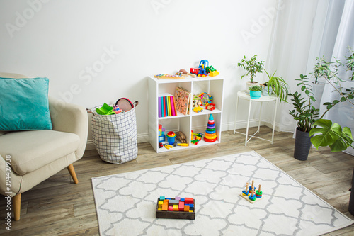 Tableau sur toile Organazing modern and comfortable living space for children