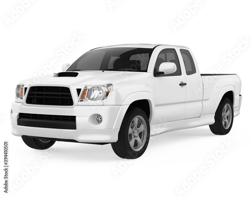 Pickup Truck Isolated