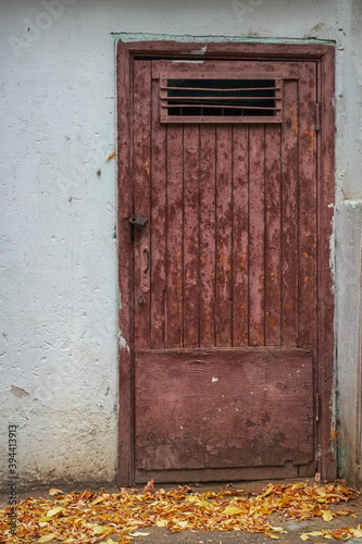 Textured door of the mid-twentieth century from the USSR