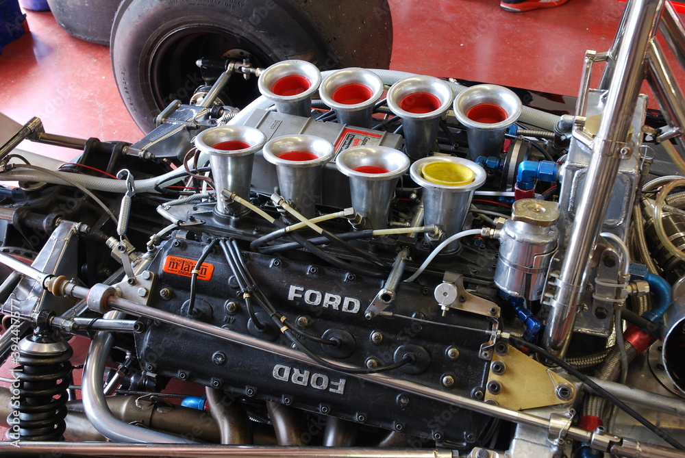 Mugello Circuit 1 April 2007 detail of Classic F1 Car 1974 Shadow DN3
