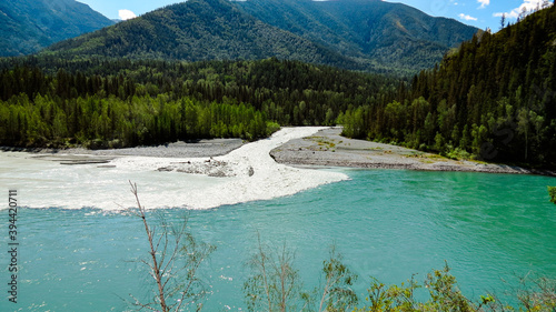 Two rivers in the one in the Altai Republic