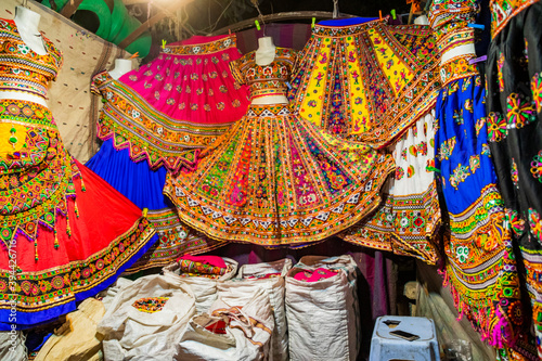 Colorful handicrafts for sale in Law Garden. Ahmedabad © Kandarp