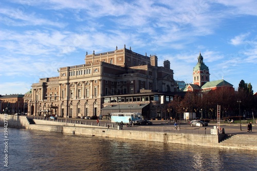 Photography Royal Swedish Opera House and St Jacob's Church, Stockholm.