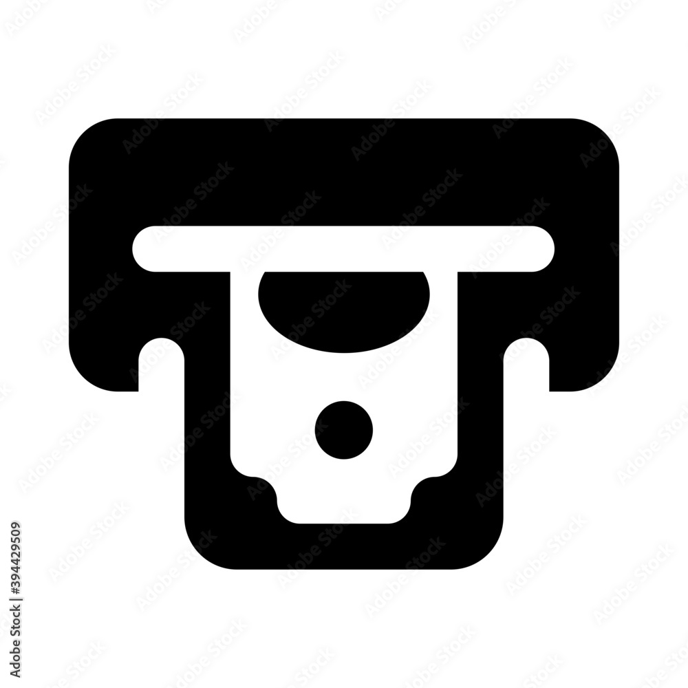 Instant banking concept, solid icon of cash withdrawal
Instant banking concept, solid icon of cash withdrawal