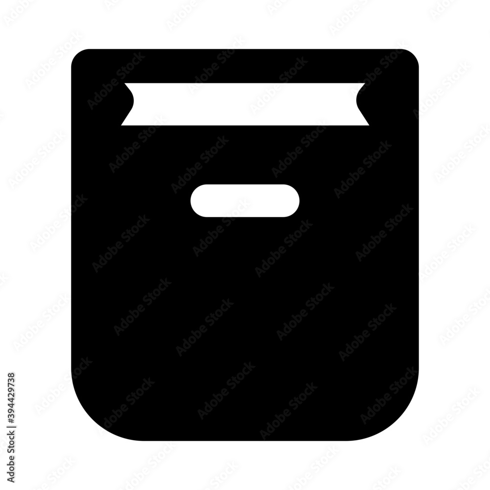 Shopping bag, editable vector of paper bag
Shopping bag, editable vector of paper bag
