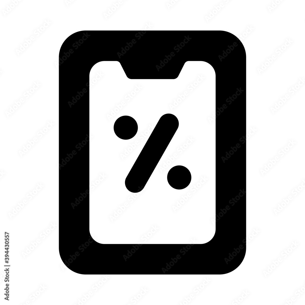 Discount app icon in solid design, shopping reduction offer
Discount app icon in solid design, shopping reduction offer