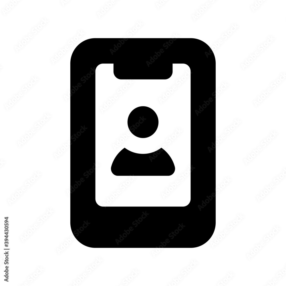 Mobile video call icon in editable glyph design
Mobile video call icon in editable glyph design