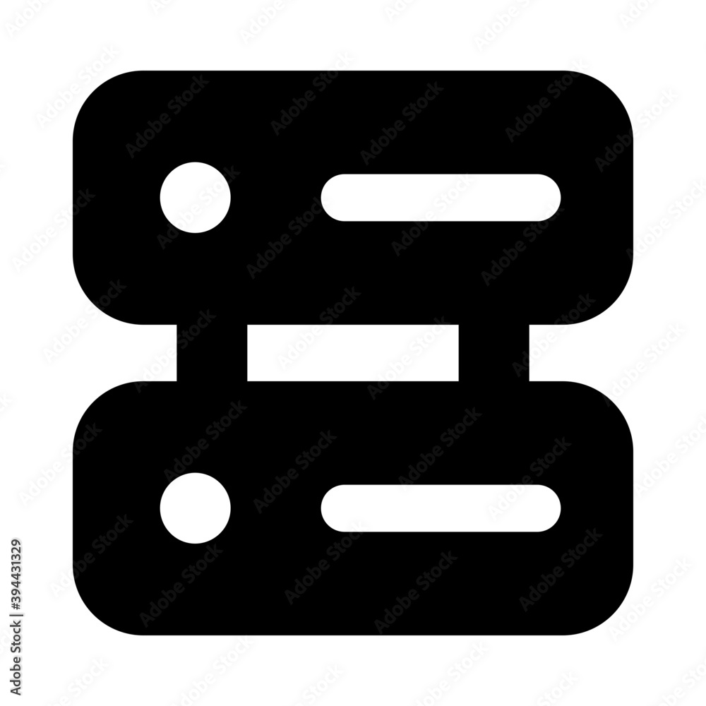 Glyph design of server icon, data hosting concept
Glyph design of server icon, data hosting concept
