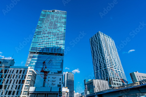 Redevelopment area of Shibuya, Tokyo, Japan, skyscrapers