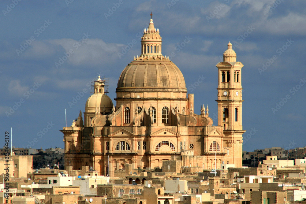Malta, Gozo, Xeskija Rotunda-Church