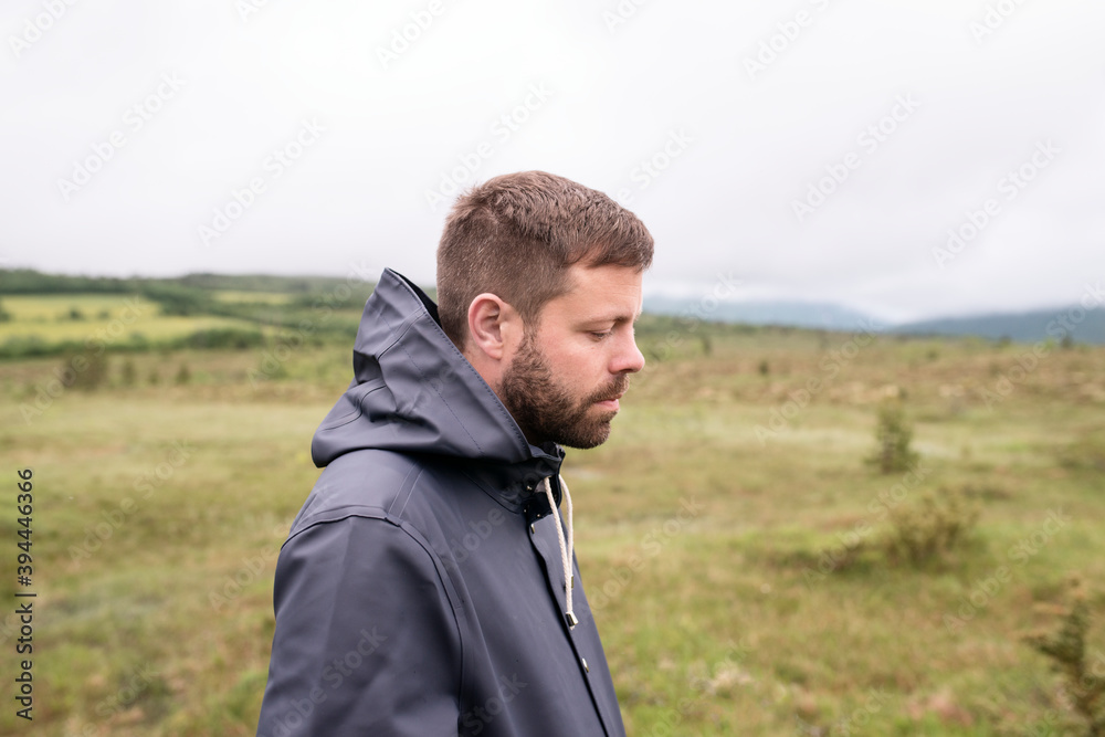 Mid adult man looking away, Norway Mid adult man looking away, Norway