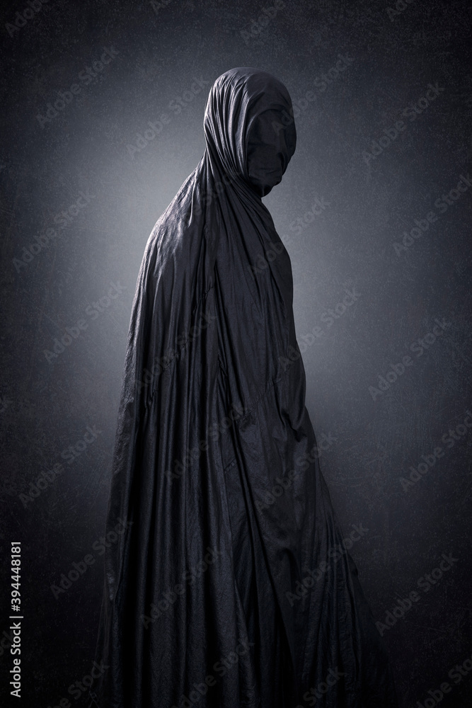 Ghostly figure in the dark