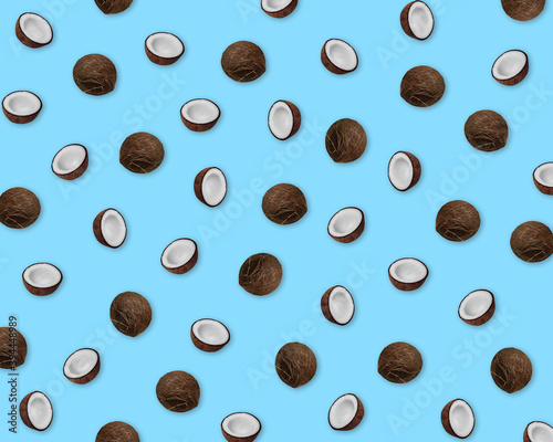 coconut pattern wallpaper fruit background