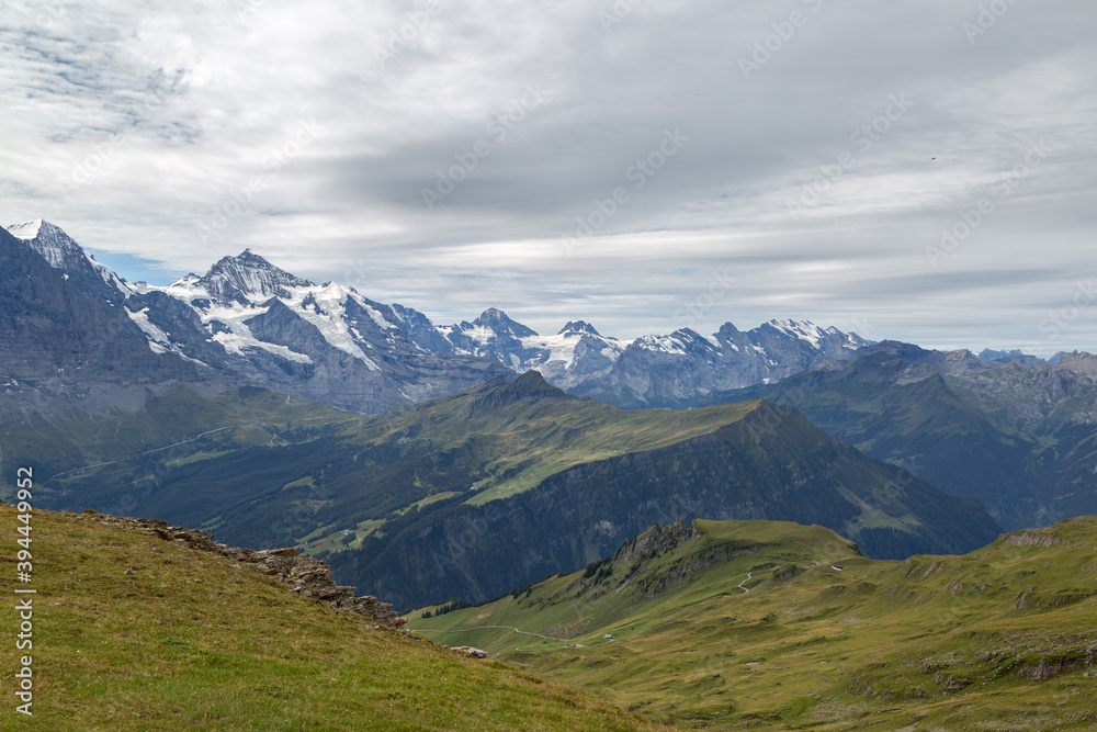 Obraz premium Panorama sur tout l'Oberland bernois depuis Faulhorn
