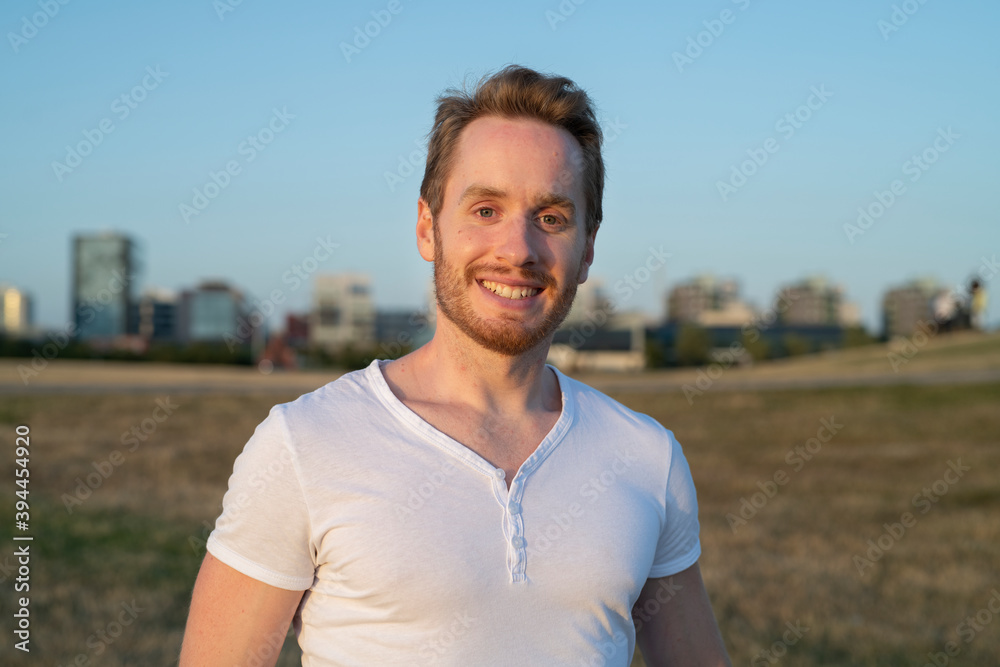 Young man looking at camera, Sweden Young man looking at camera, Sweden