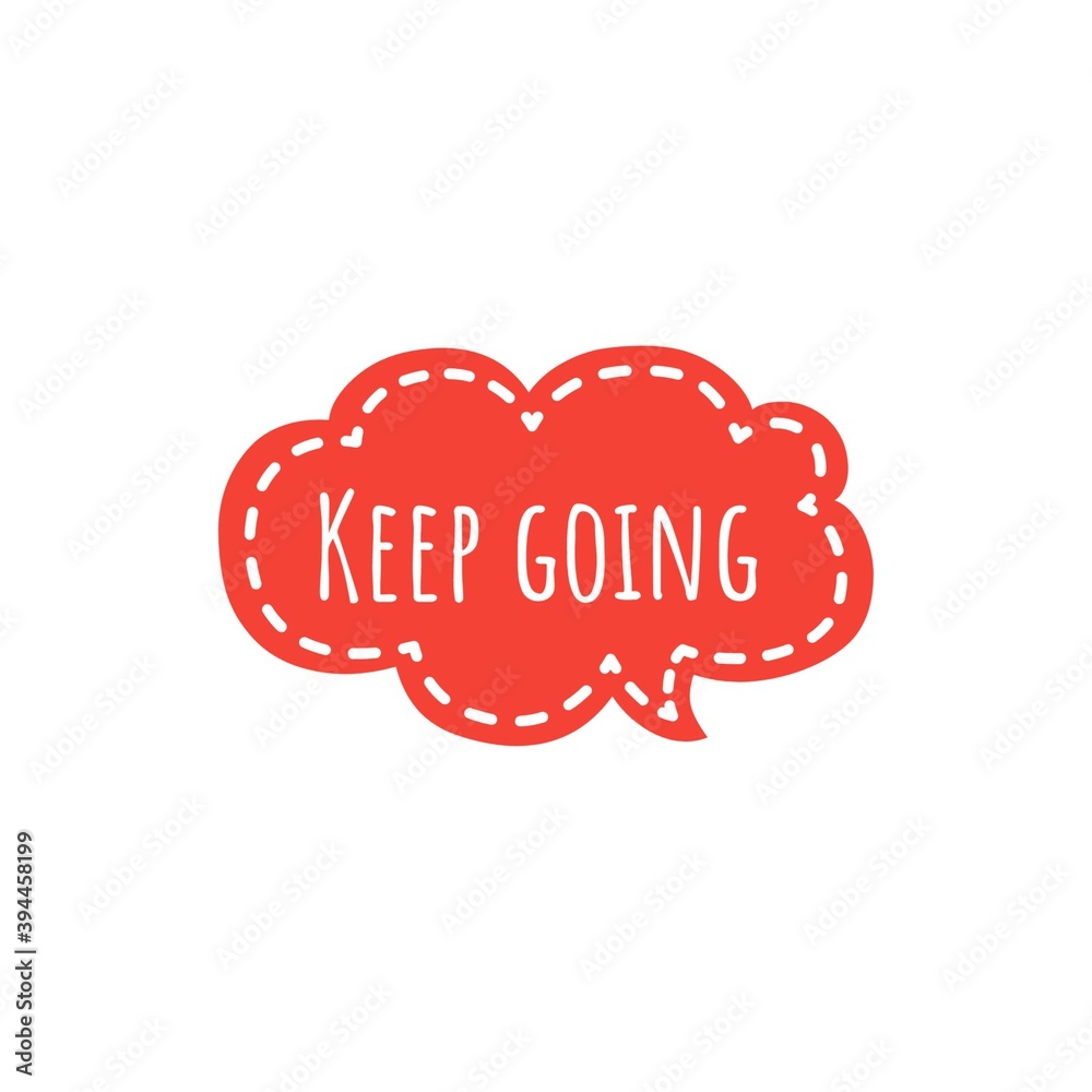 ''Keep going'' Lettering ''Keep going'' Lettering