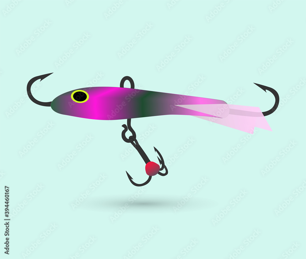 Balance for fishing. Winter fishing. Fishing. Vector balancer Balance for fishing. Winter fishing. Fishing. Vector balancer