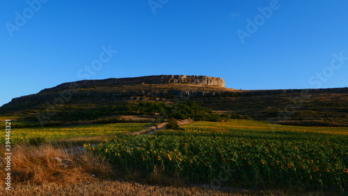 Afternoon in Peñalcazar, an abandoned town. Soria