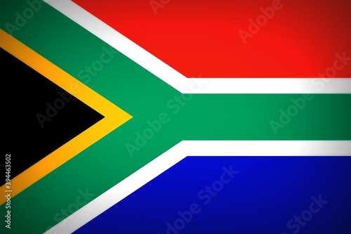 National flag of the Republic of South Africa