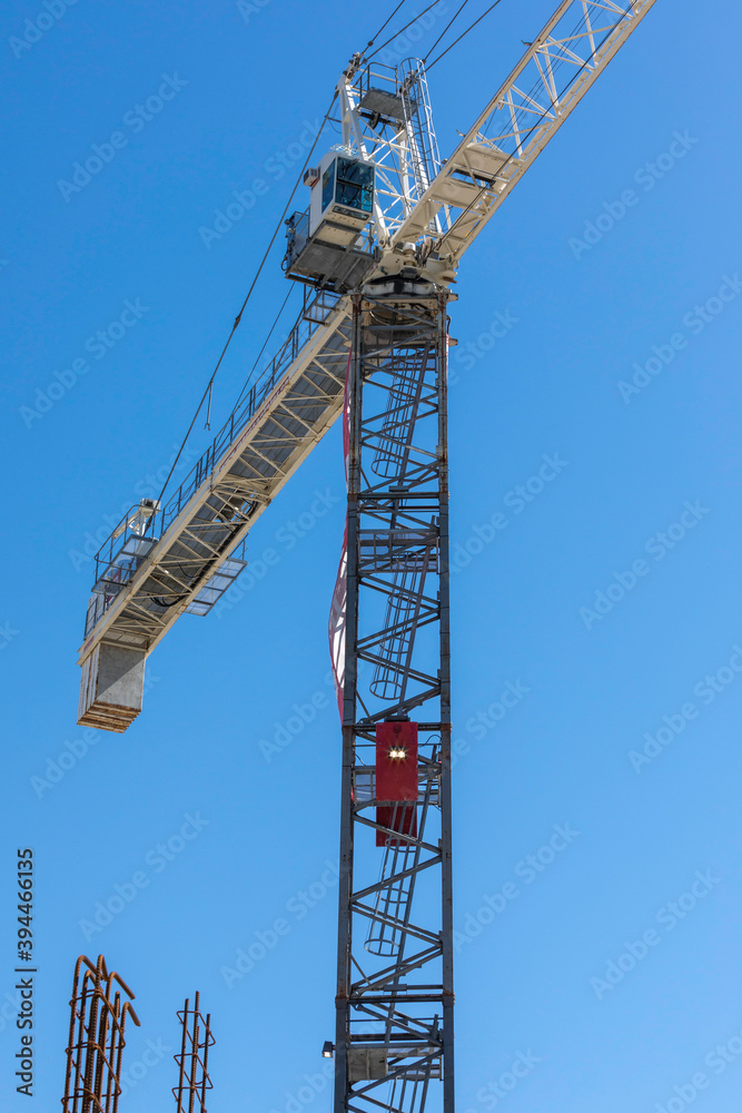 Low rise building construction site Low rise building construction site