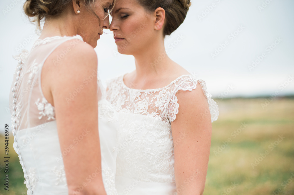 Brides at wedding day, Sweden