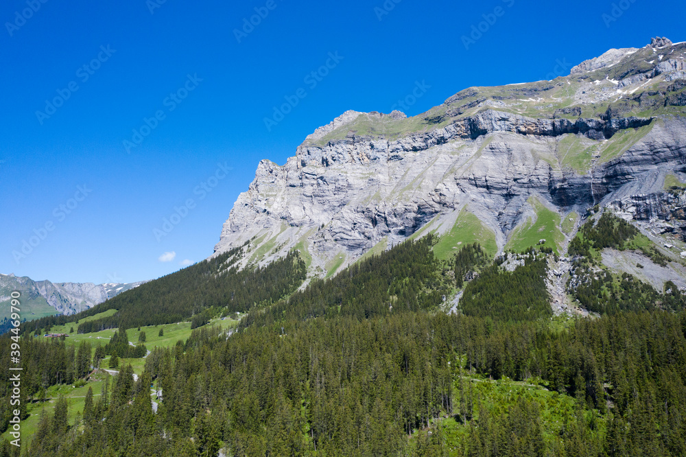 Obraz premium Oeschinensee mountains near Kandersteg, Switzerland