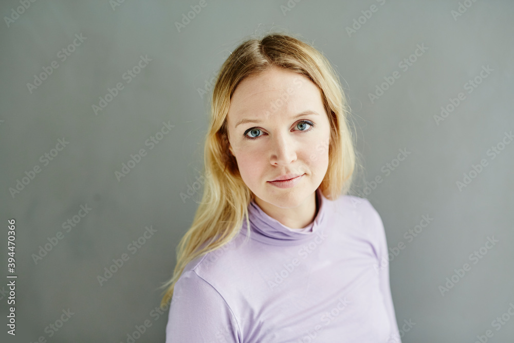 Portrait of woman looking at camera, Sweden Portrait of woman looking at camera, Sweden