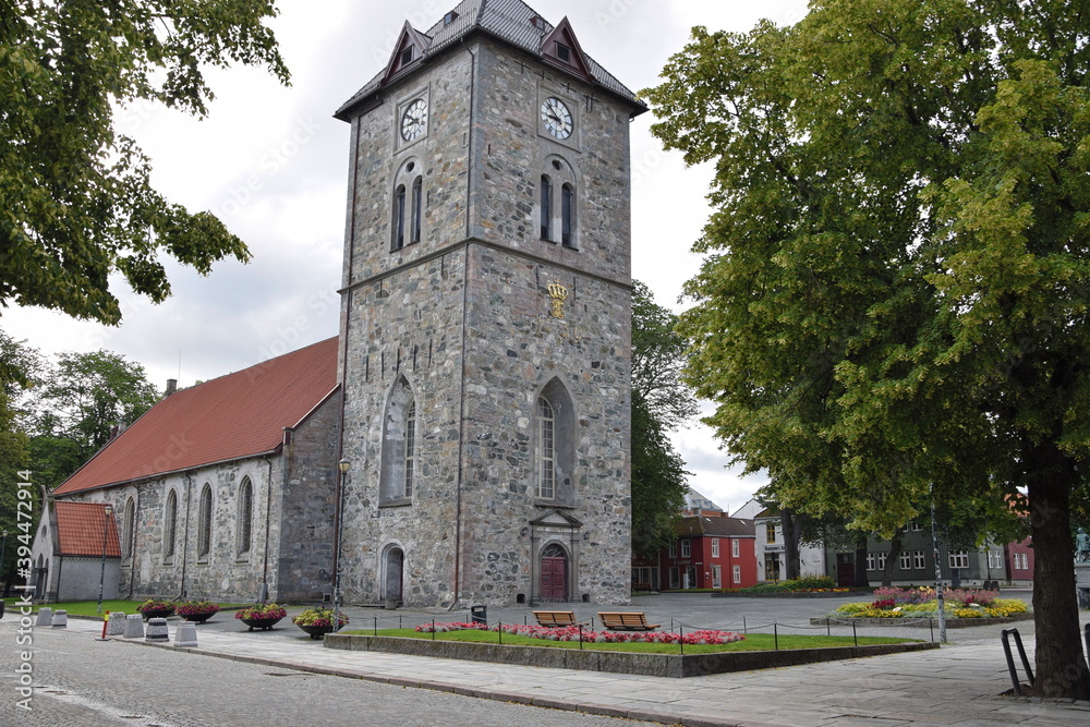 Fototapeta premium Our Lady Church in Trondheim
