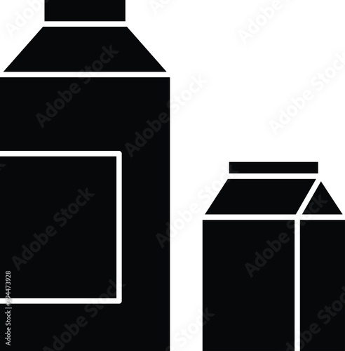 Drinks line icon for pack and drink