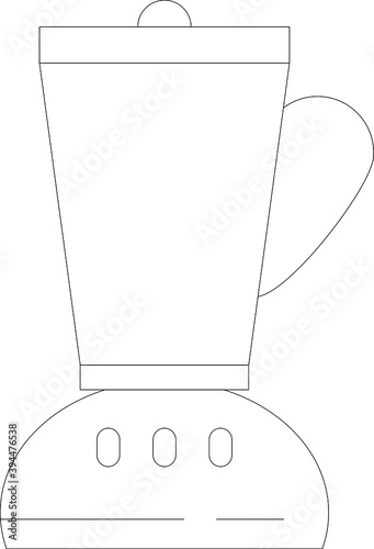 Drinks line icon for juicer and blender