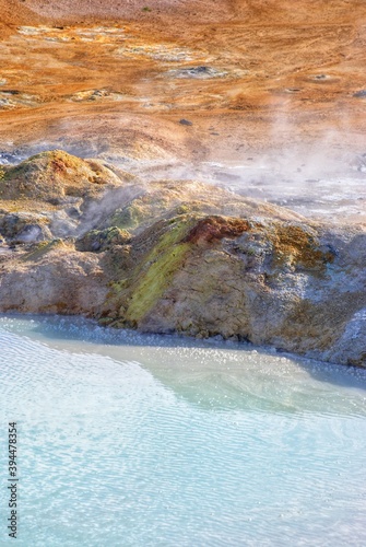 fantastic natural sites around the lake of Myvatn, Iceland