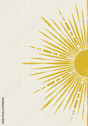 Abstract  Sun print boho minimalist printable wall art