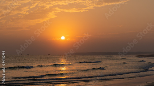 sunset on the beach Oman