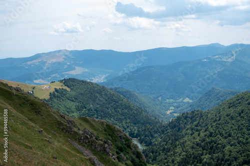 view of the mountains