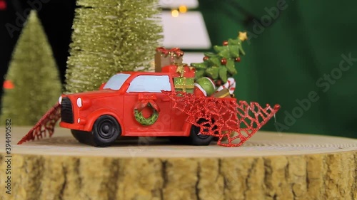 Close up shot of сhristmas decorations