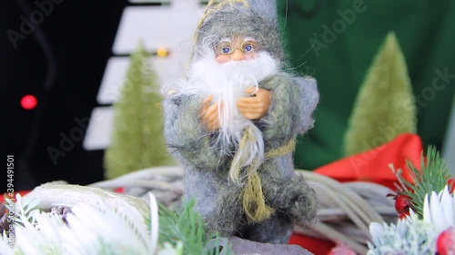 Close up shot of сhristmas decorations