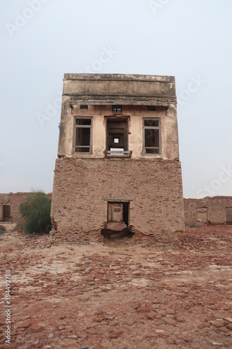 ruins of an old house